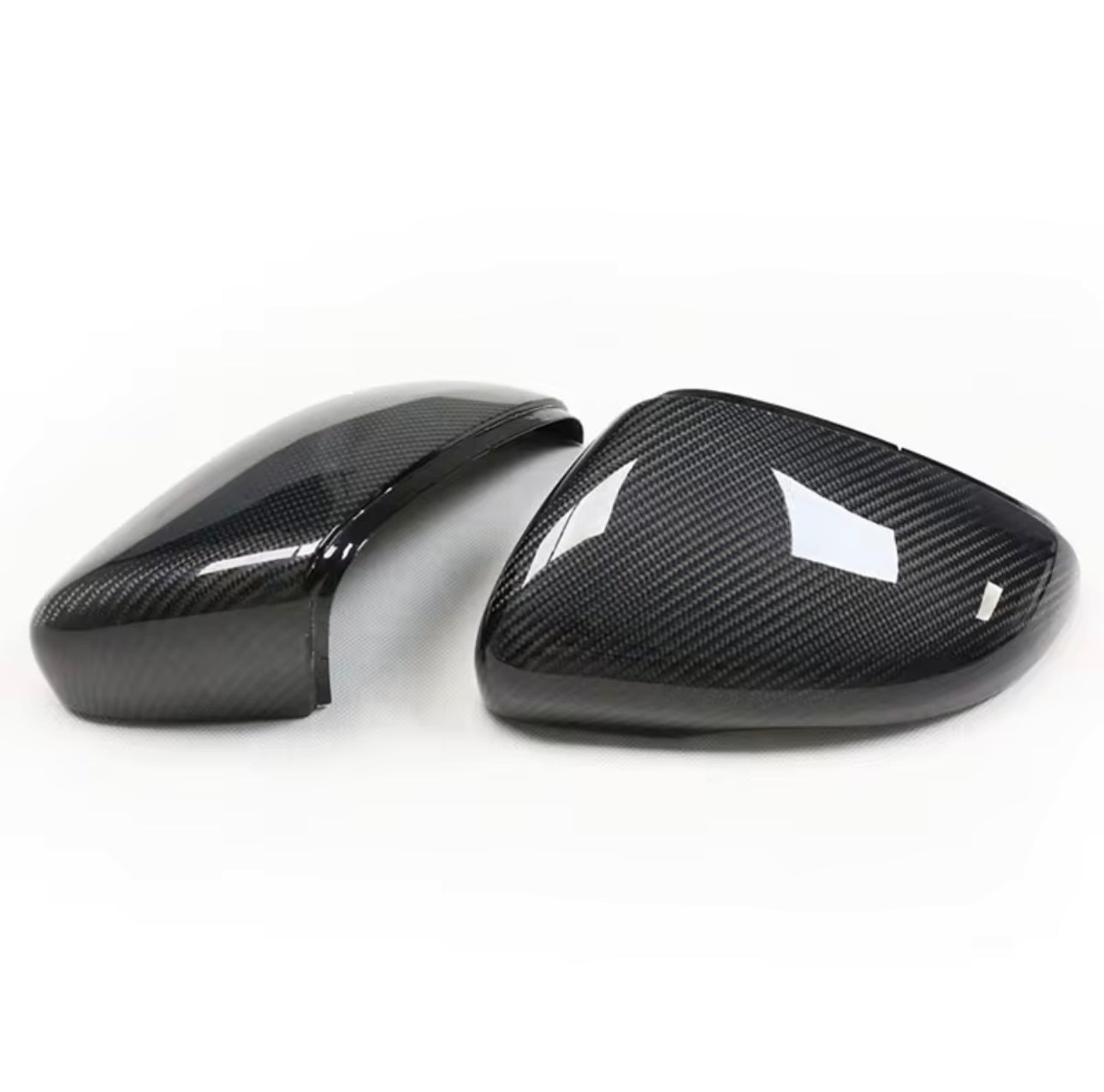 Coppia Calotte Specchio Retrovisore Carbon fiber per VW Golf MK6