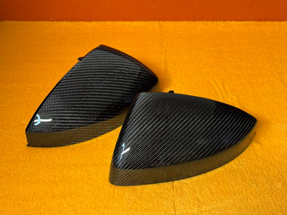 Coppia Calotte Specchio Retrovisore Real Carbon Fiber per Audi TT MK3(15-24)