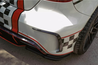 Rear lip Paraurti Posteriore Per Mercedes Classe A W176 Nero lucido (13-18)