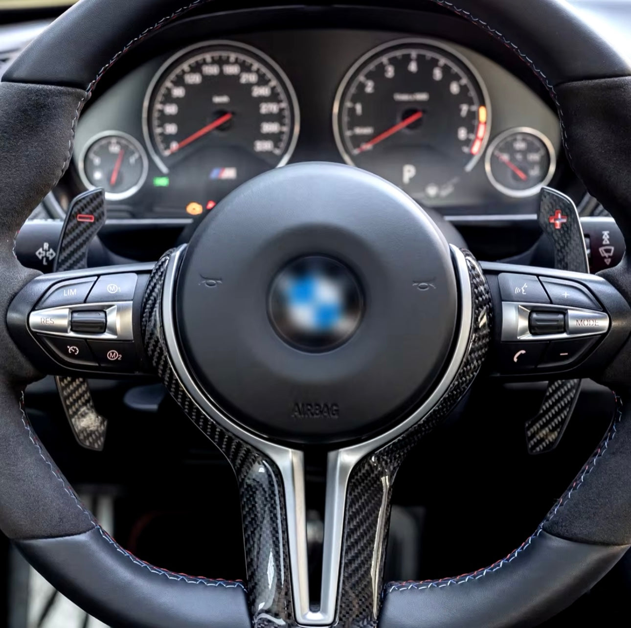 Paddle Volante Real Carbon fiber Palette per Bmw 1 2 3 4 5 M