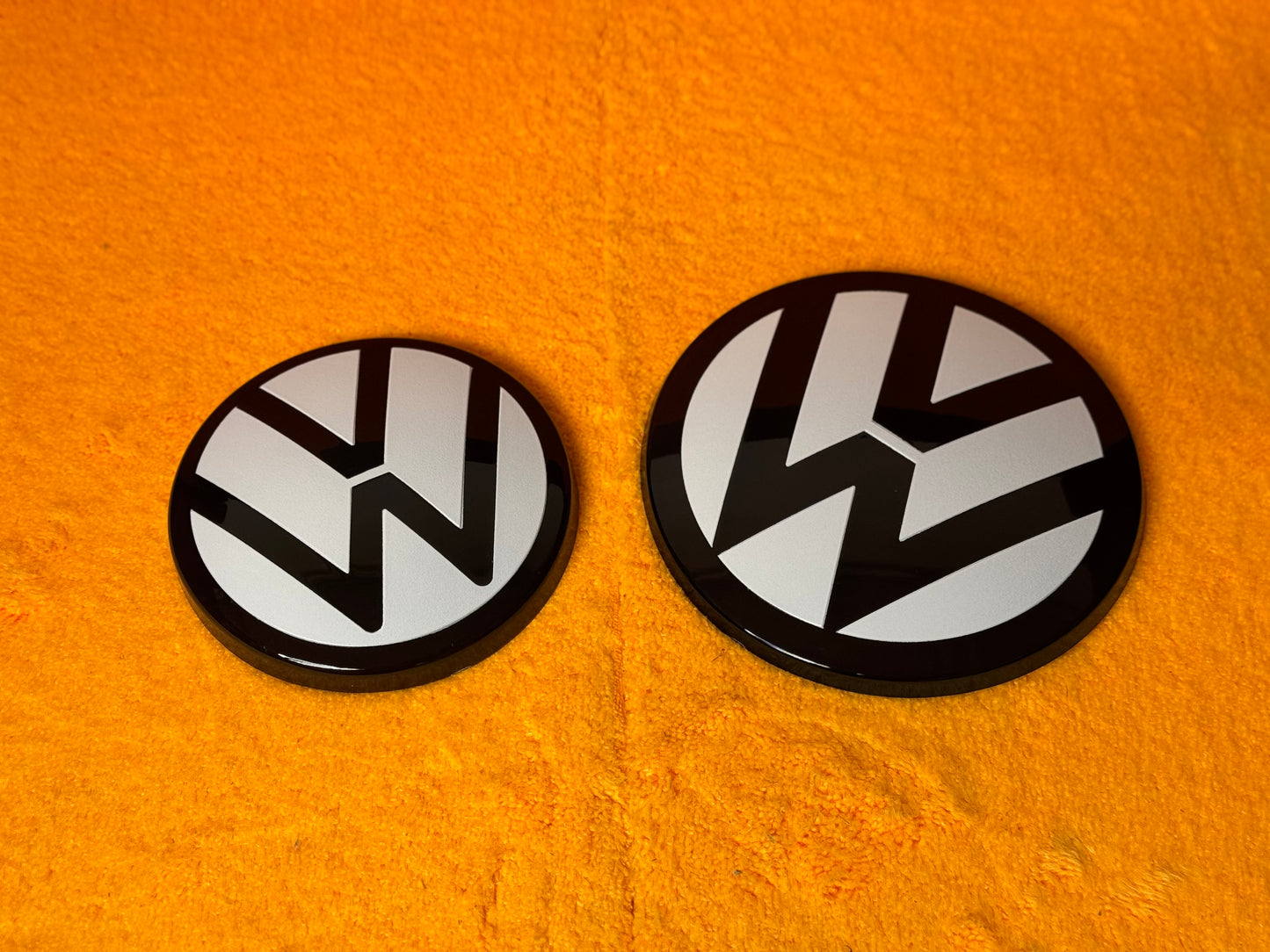 Coppia Cover Logo VW POLO MK6 (ACC)