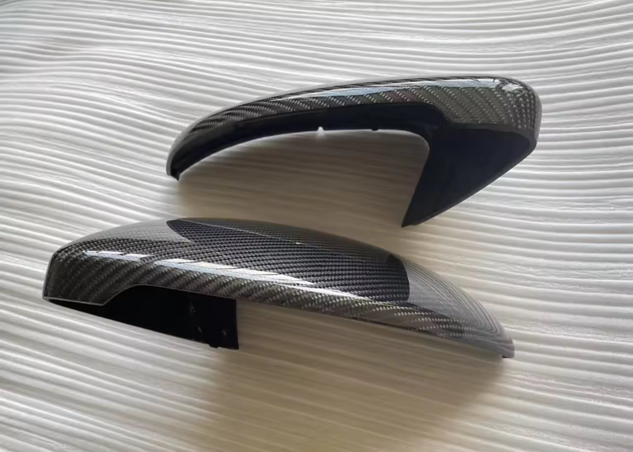Coppia Calotte Specchio Retrovisore Carbon fiber/Carbon forged per VW Golf MK7-7.5