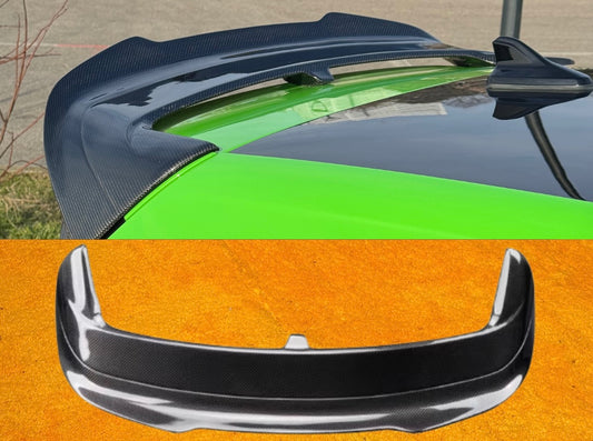 Spoiler Clubsport Posteriore Real Carbon Fiber V2 per VW Golf MK8