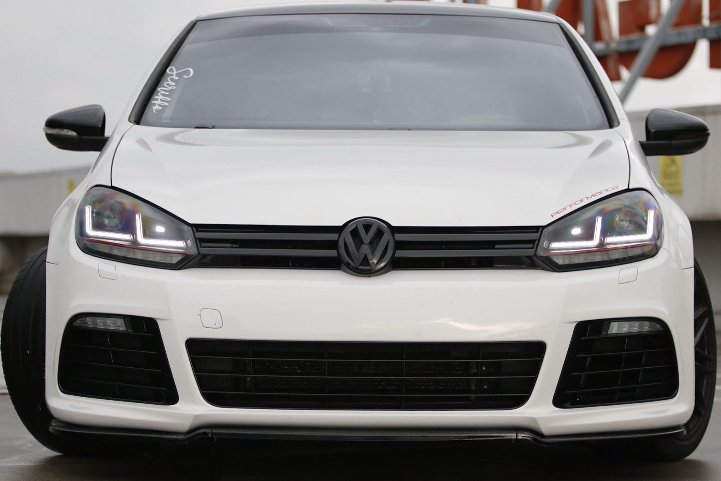 Lama Spoiler Paraurti Anteriore Per Golf MK6 R R20