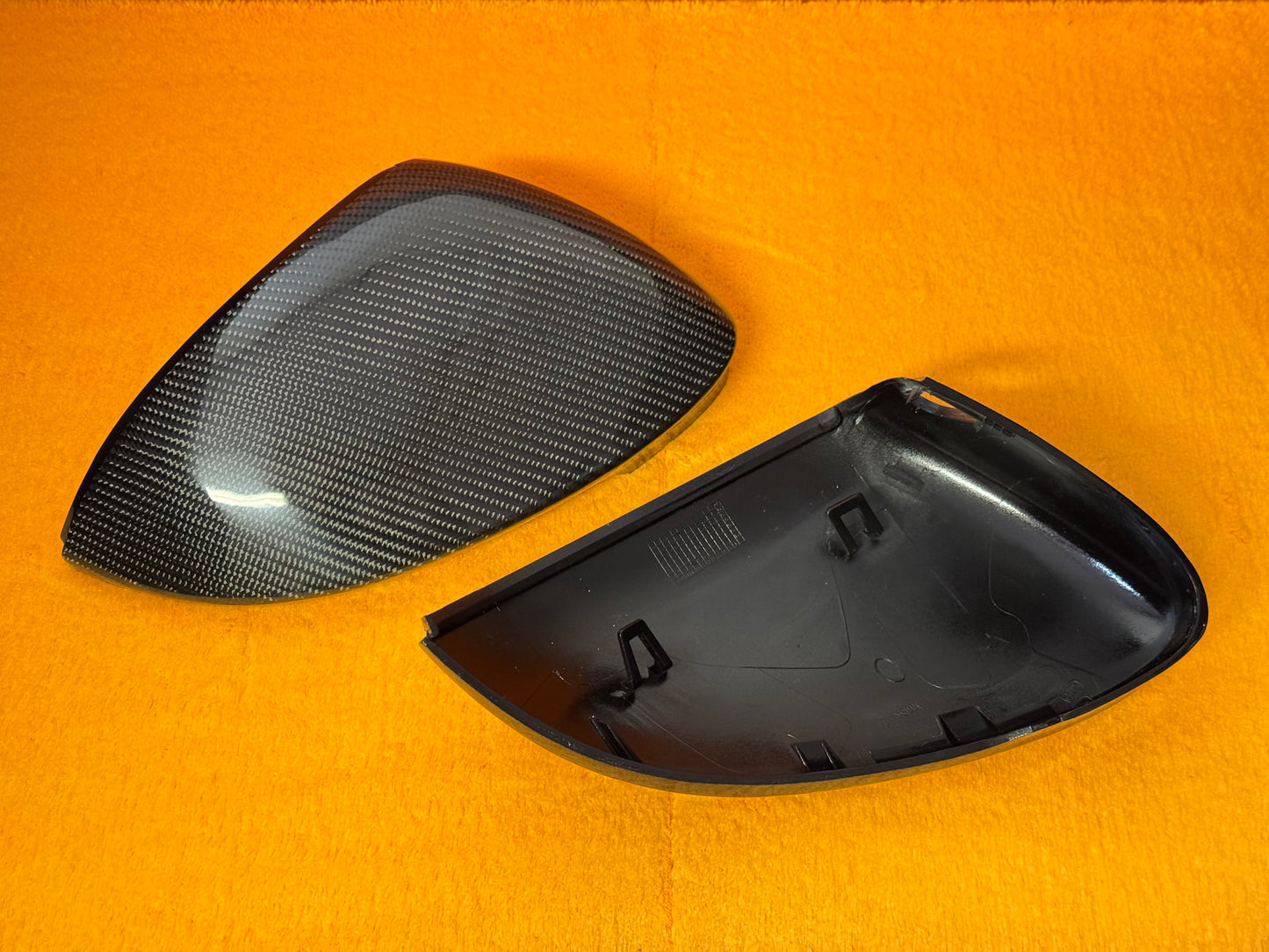 Coppia Calotte Specchio Retrovisore Carbon fiber/Carbon forged per VW Golf MK8