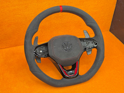 Volante sportivo personalizzato per Volkswagen Golf MK8 - 8.5 / Polo / T-roc / Tiguan (configuralo)