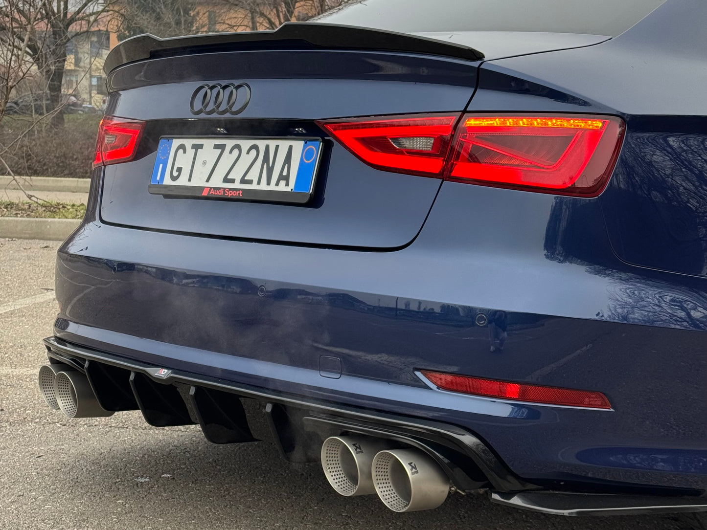 Terminale Doppio Scarico Auto Universale AK