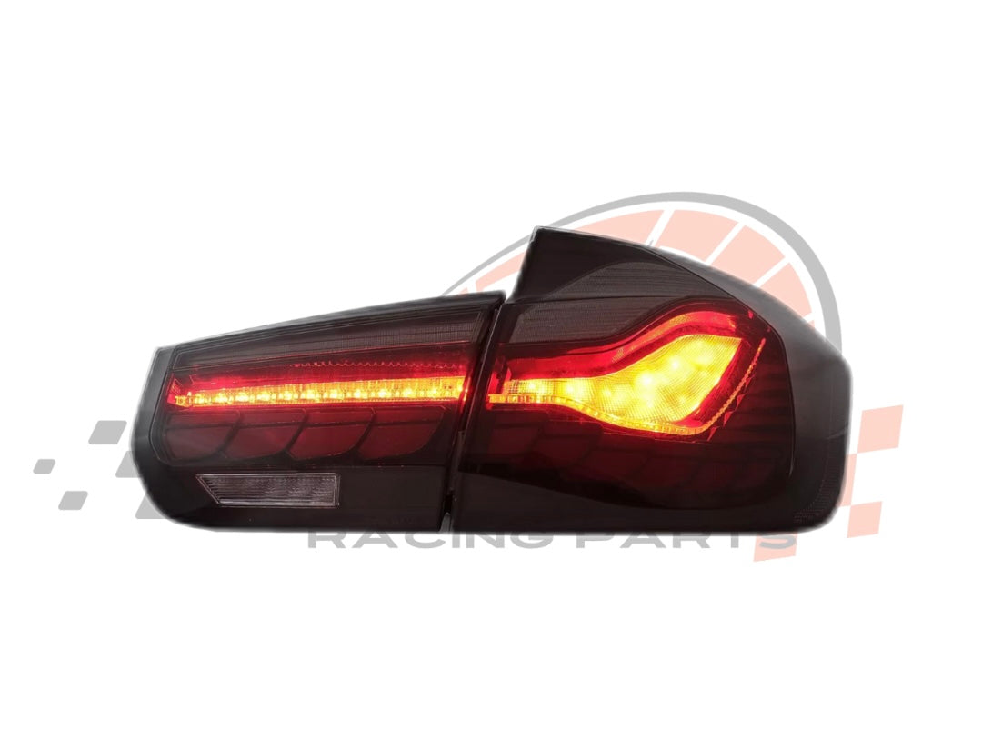 Coppia Fanali Posteriori Dinamici Full Led Fumè per Bmw 3 F30 M3 F80
