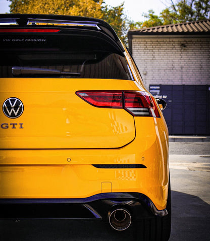 Riflettori Posteriori a Nido d'ape Nero Lucido per VW Golf MK8