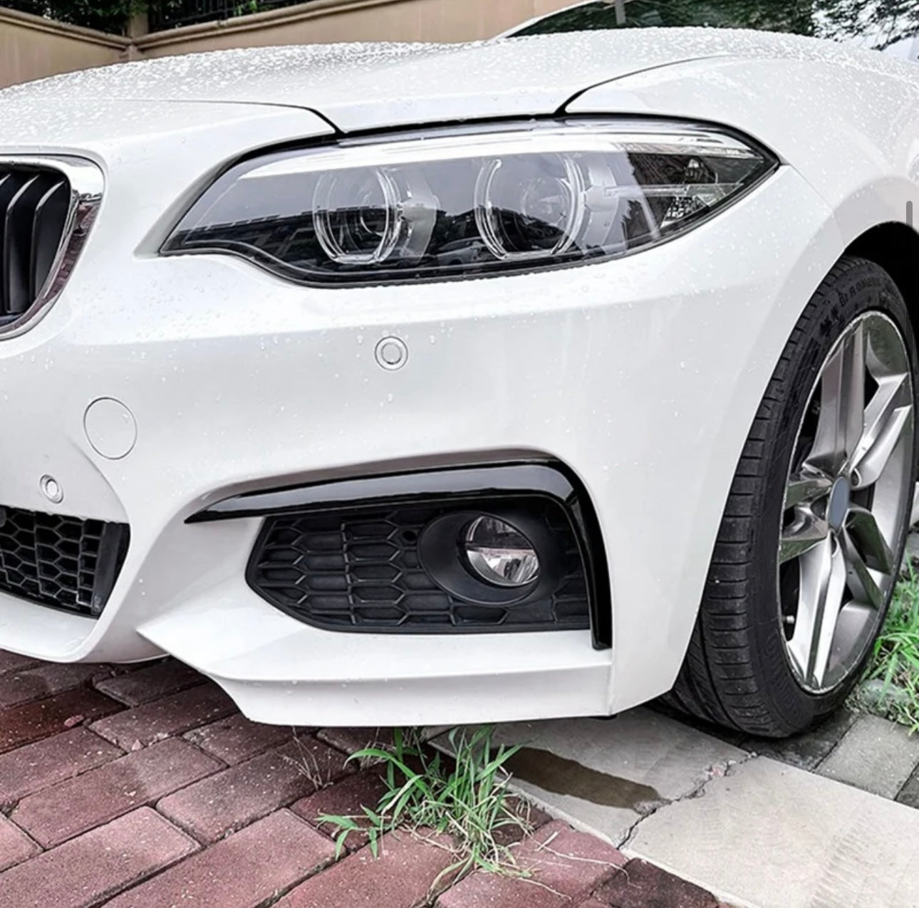 Front lip Paraurti Anteriore Per Bmw 2 F22 F23 Msport (14-19)