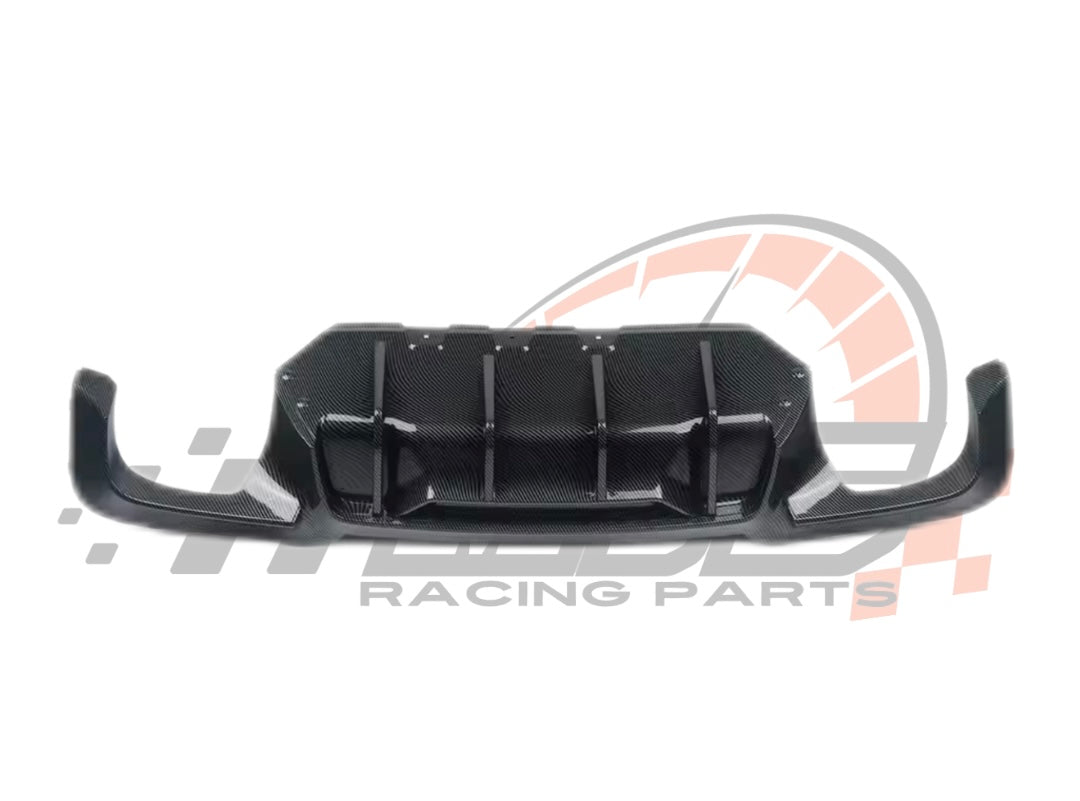 Diffusore Posteriore Stile M per Bmw Serie 5 F10 F11 F18 M5 Carbon look/Nero lucido (10-16)