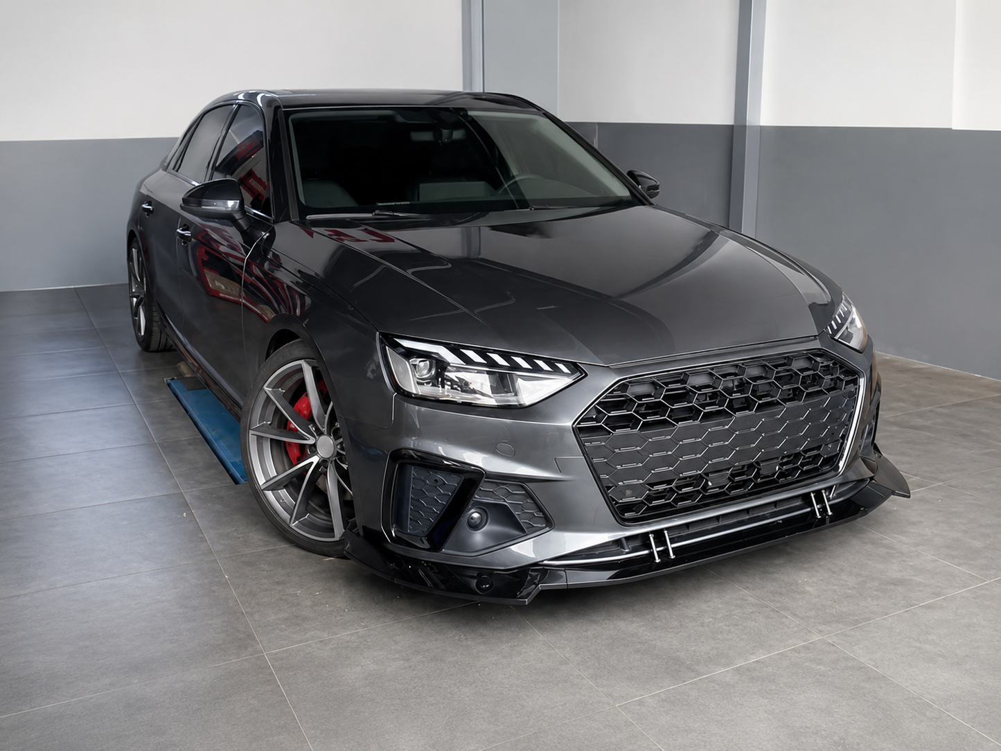 Lama spoiler anteriore per Audi A4 S-Line / S4 B9 Facelift (2019-2024)