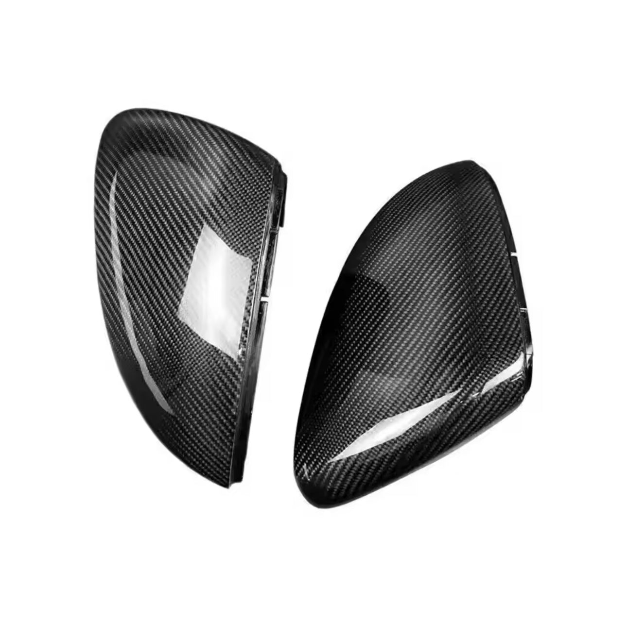 Coppia Calotte Specchio Retrovisore Carbon fiber per VW Golf MK6
