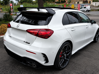 Rear lip paraurti posteriore per Mercedes Classe A W177 Nero lucido (2018+)