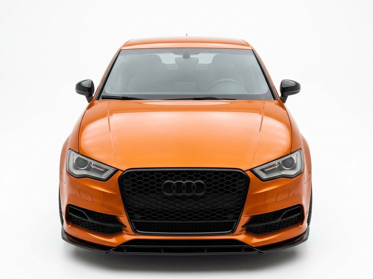 Lama Spoiler Paraurti Anteriore Per Audi A3 S3 S-line 8V (13-16)