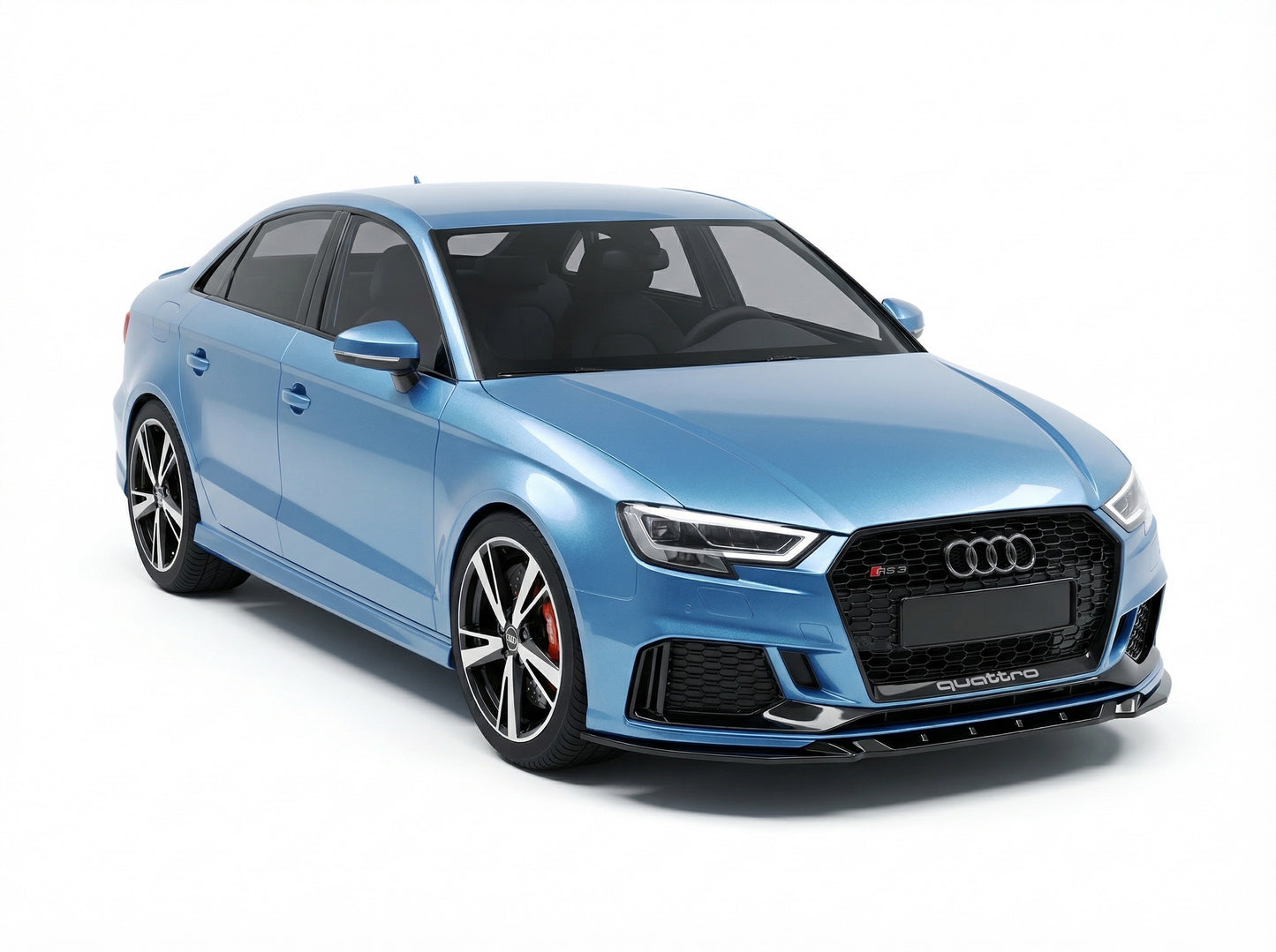 Lama spoiler anteriore Apex Design per Audi RS3 8V Facelift Sportback (2017–2019)