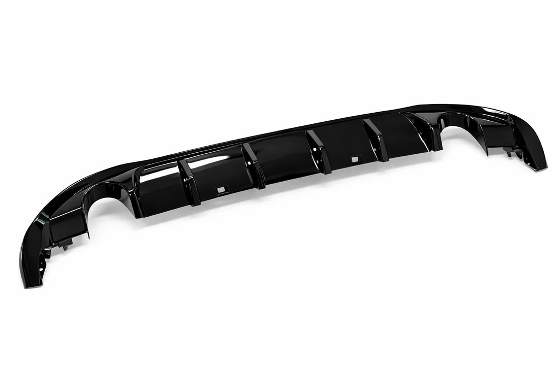 Diffusore Posteriore TCR Look Doppia uscita per VW Golf MK7 GTI GTD (12-16)