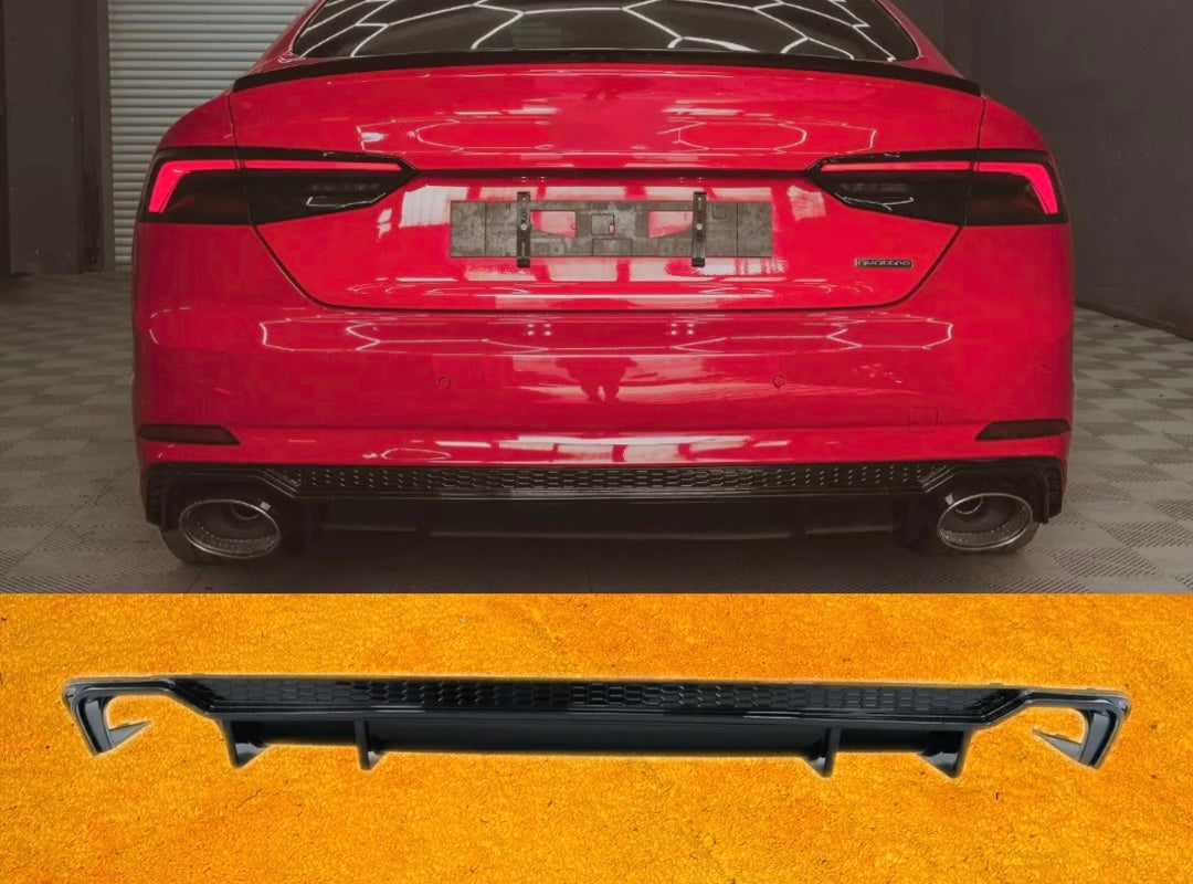 Diffusore Posteriore Stile RS per Audi A5 F5 S5 Sline(17-19)