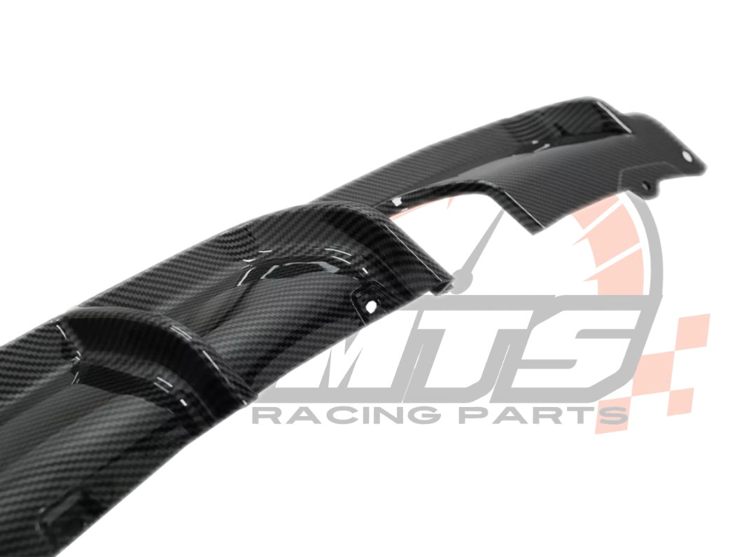 Diffusore Posteriore Stile M per Bmw Serie 3 F30 F31 F35 Carbon look Nero lucido (12-20)