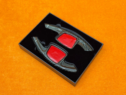 Paddle Volante Real Carbon Fiber Palette per Audi A3 8Y A4 B9 A5 A6