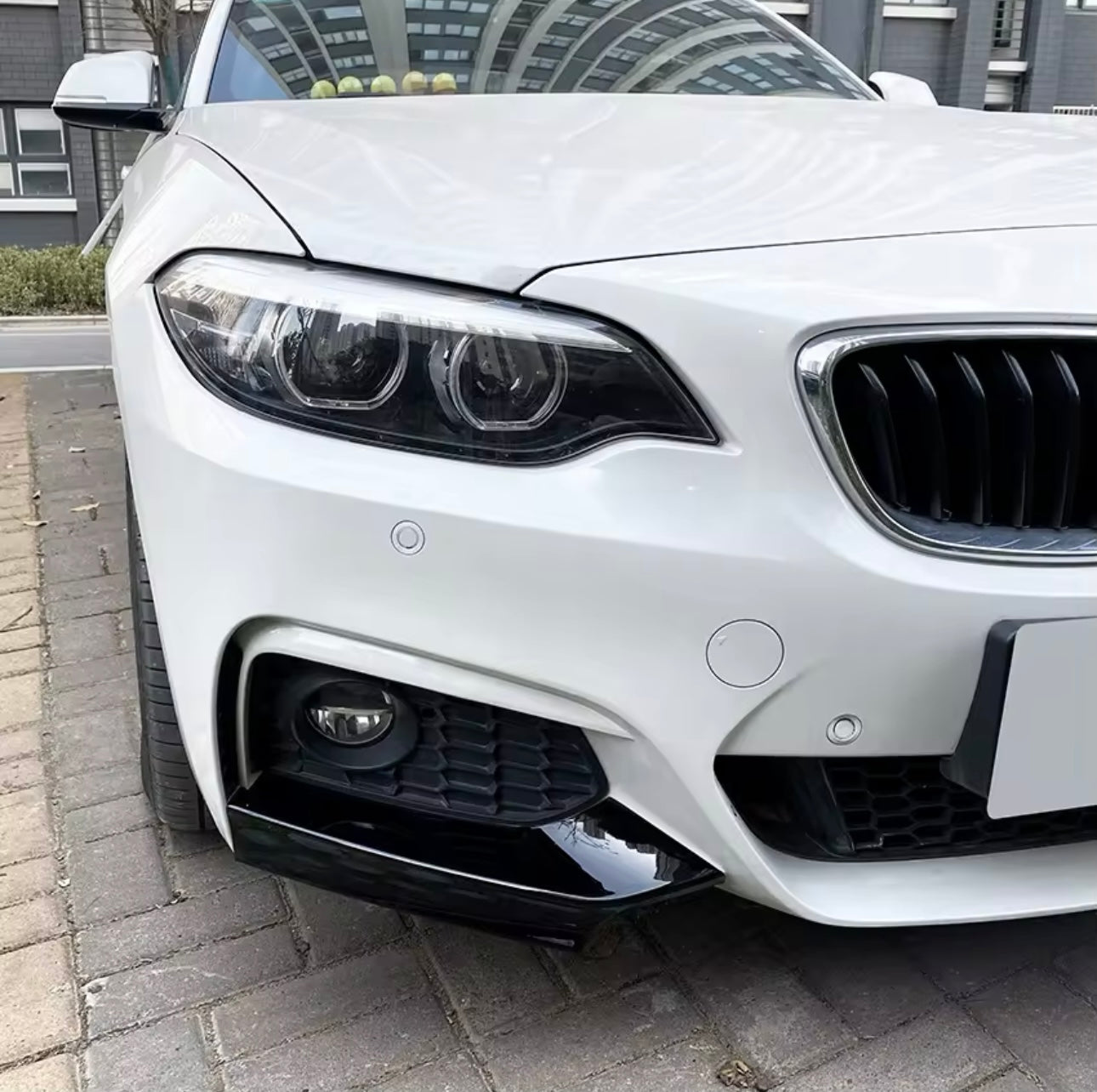 Front lip Paraurti Anteriore Per Bmw 2 F22 F23 Msport (14-19)