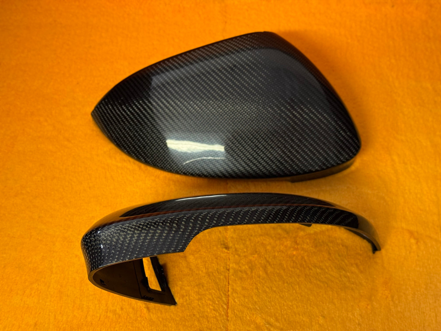 Coppia Calotte Specchio Retrovisore Carbon fiber/Carbon forged per VW Golf MK8