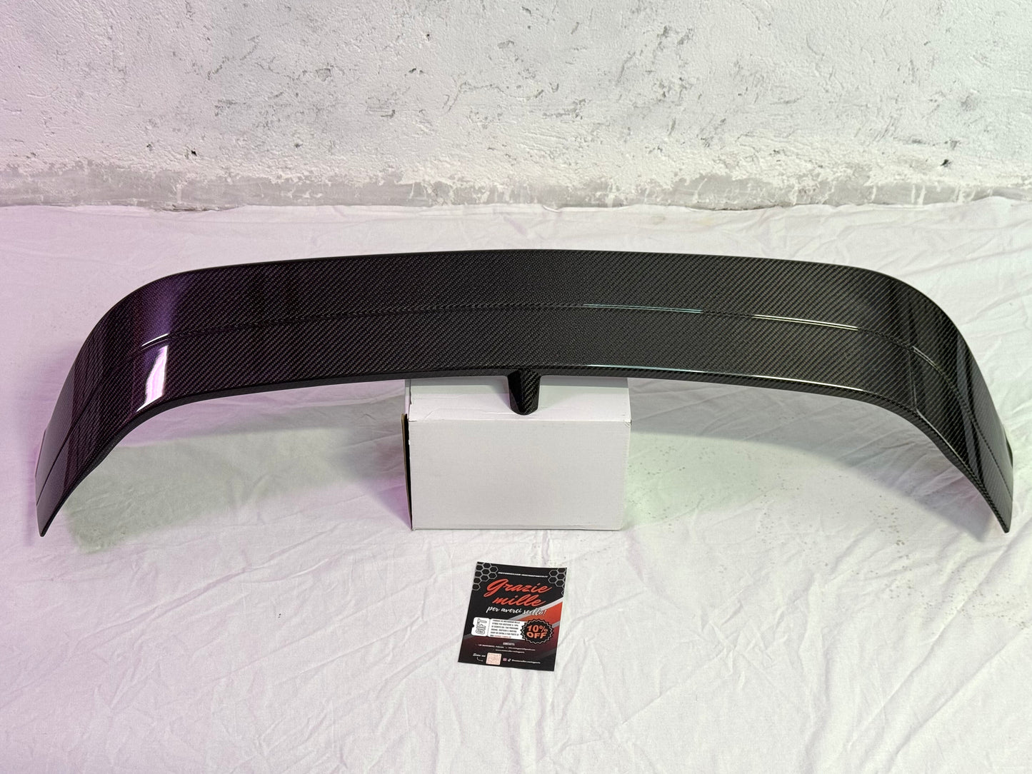 Spoiler Clubsport Posteriore Real Carbon Fiber per VW Golf MK8