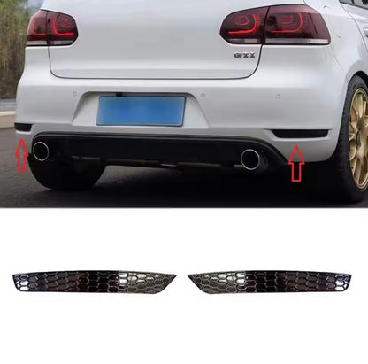Riflettori Posteriori a Nido d'ape Nero Lucido per VW Golf MK6 GTI GTD R20