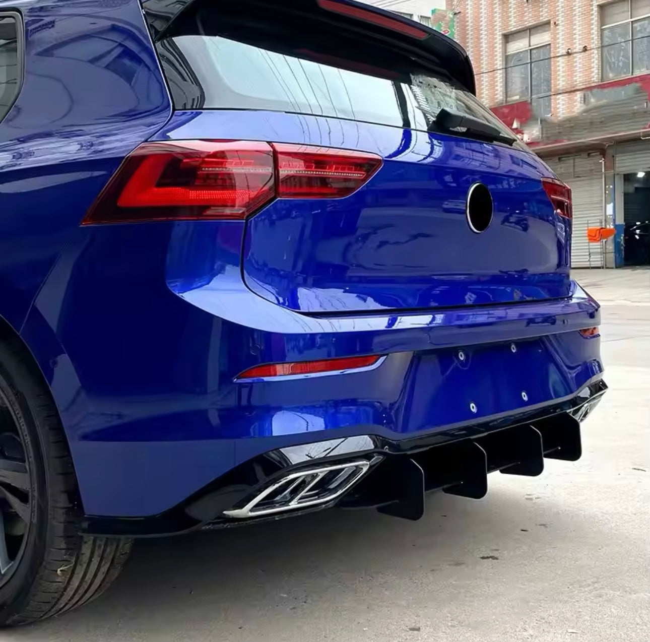 Splitter Diffusore Posteriore VW GOLF MK8 Gti Gtd Rline Standard