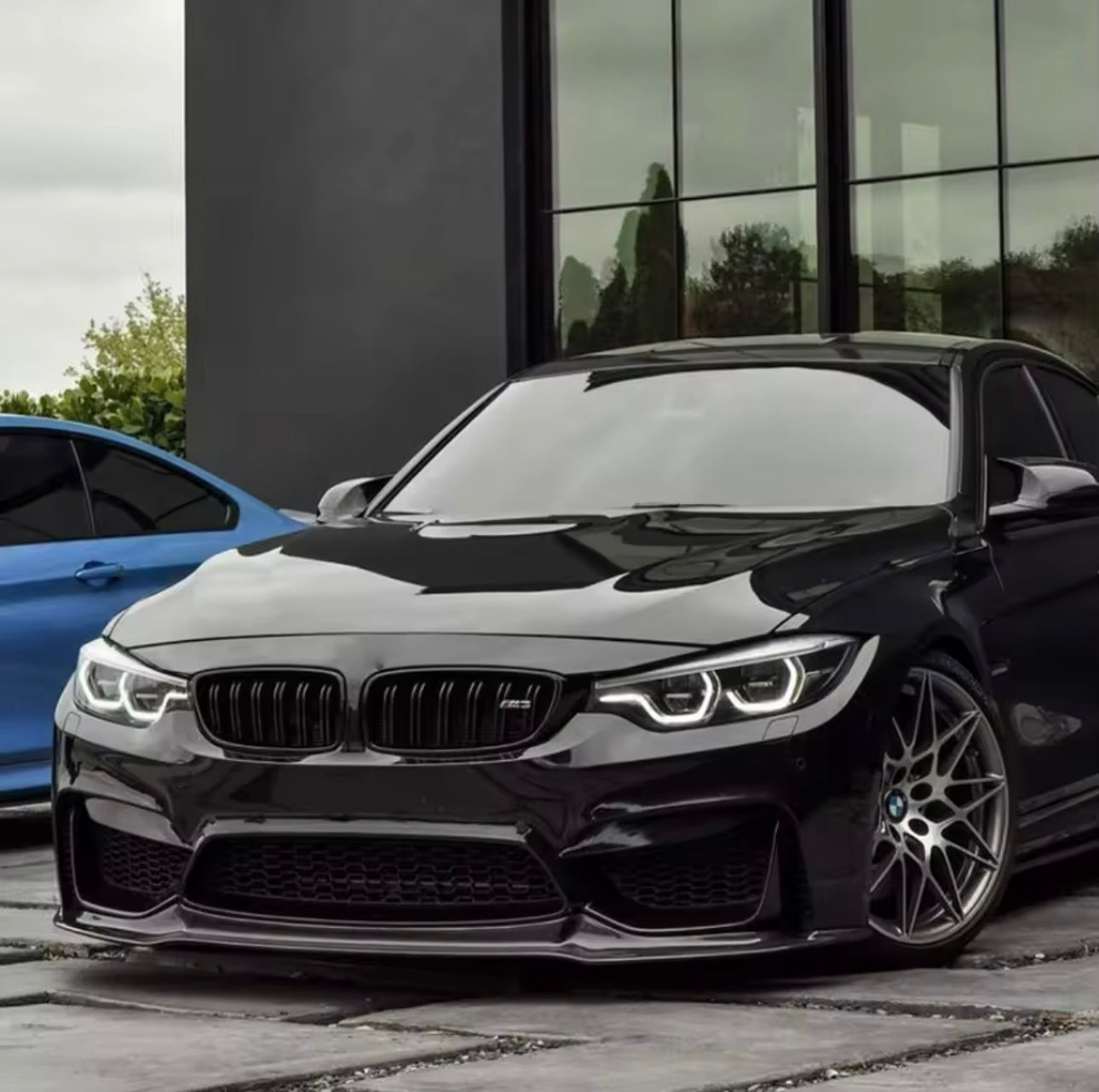 Lama Spoiler Paraurti Anteriore Per Bmw M3 F80 M4 F82 (14-20)