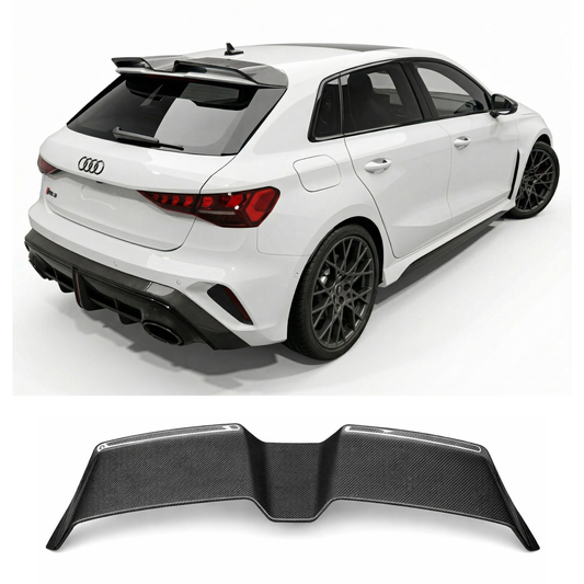 Spoiler Posteriore Real Carbon Fiber per AUDI A3 S3 RS3 8Y 8.5Y