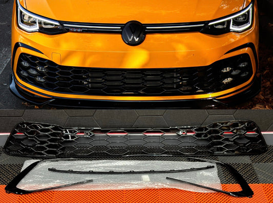 Kit Griglie anteriori GTI Look per VW Golf MK8 (2020-2023)