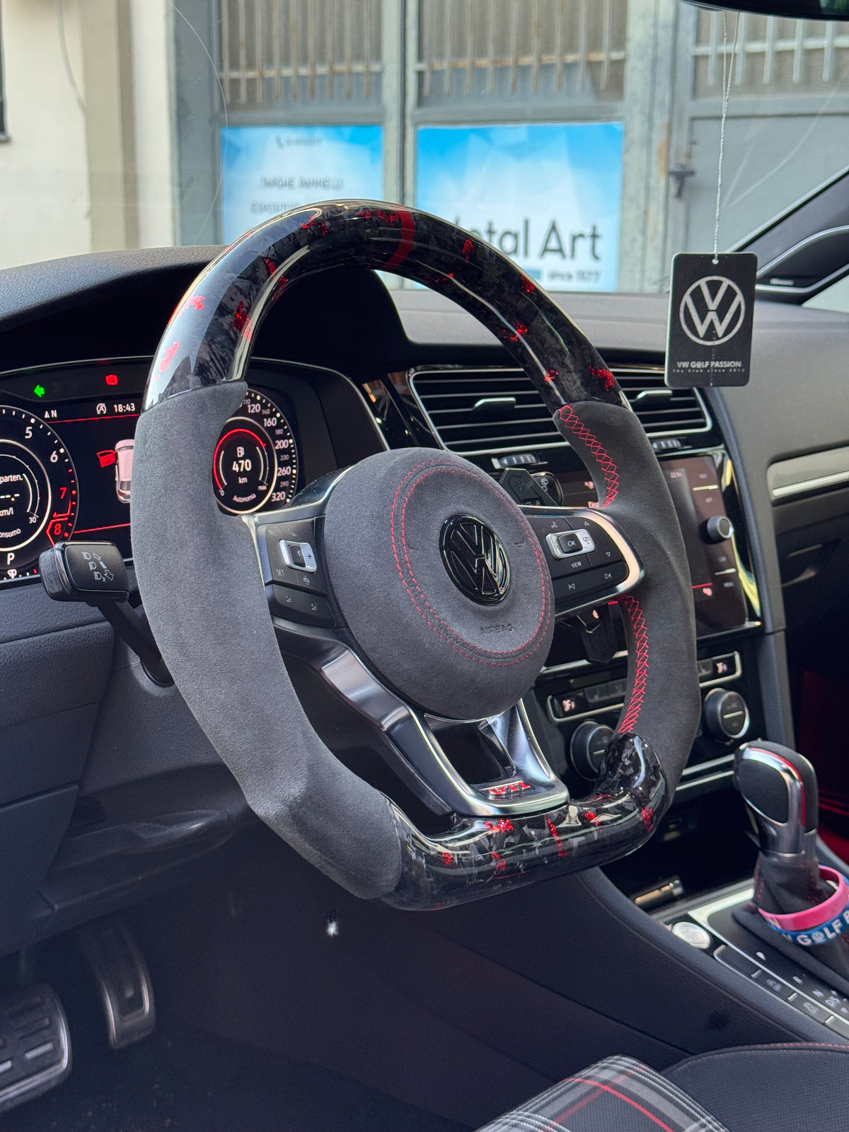 Volante Volkswagen Carbon Forged Personalizzato per Golf - Polo - Scirocco (configuralo)