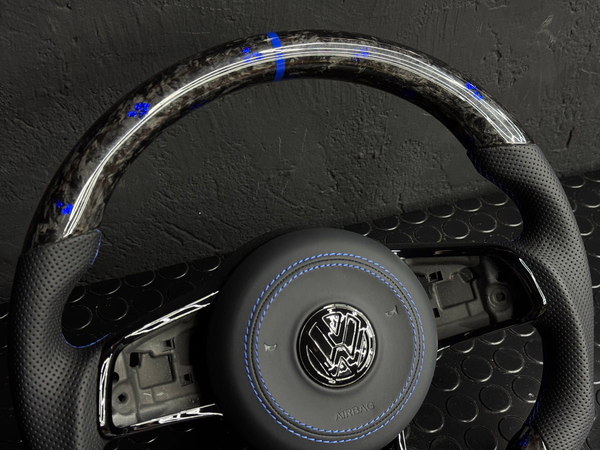 Volante Volkswagen Carbon Forged Personalizzato per Golf - Polo - Scirocco (configuralo)