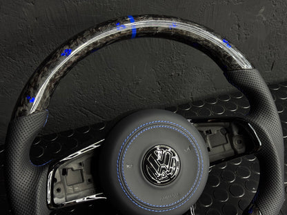 Volante Volkswagen Carbon Forged Personalizzato per Golf - Polo - Scirocco (configuralo)