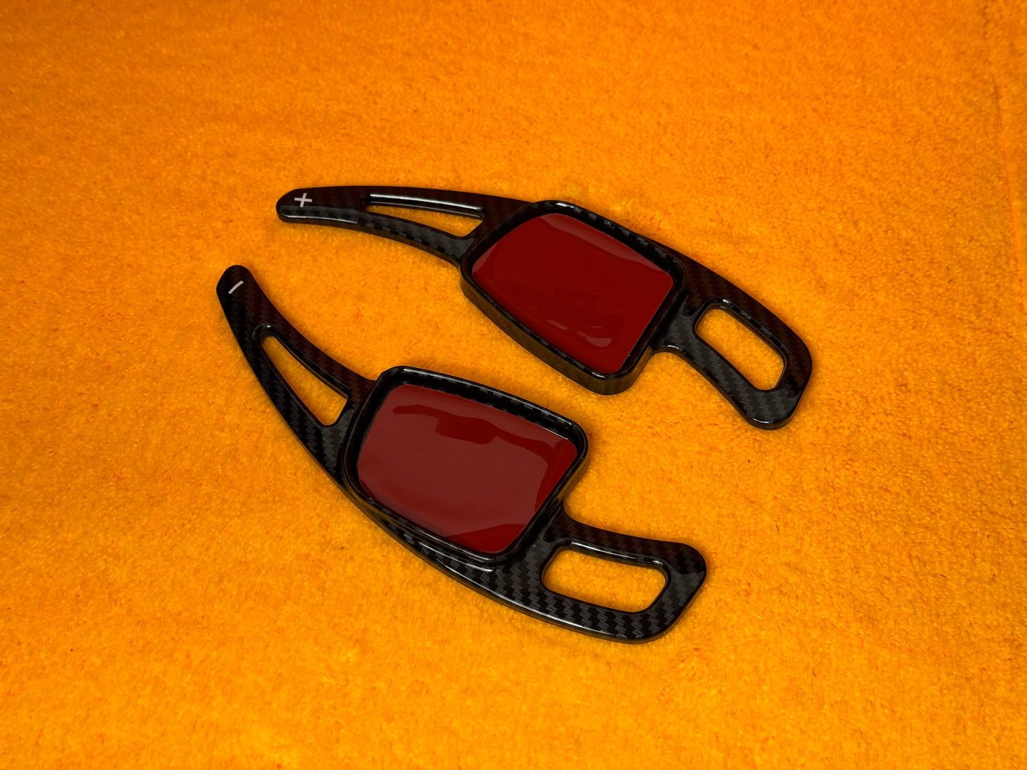 Paddle Volante Palette Carbon look per Audi A3 A4 A5 TT Q3 Q5