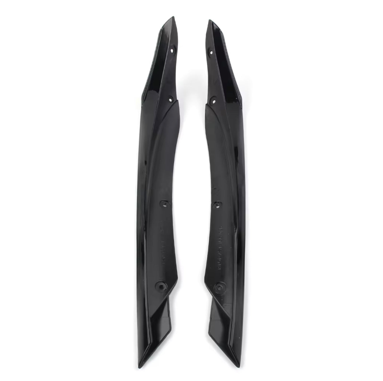 Front lip Paraurti Anteriore Per Mercedes Classe A W176 Nero lucido (15-18)