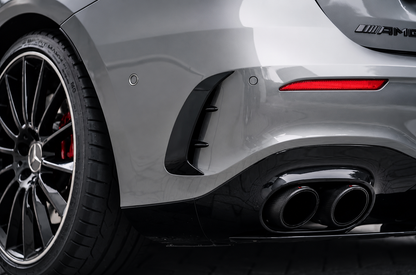 Rear lip paraurti posteriore per Mercedes Classe A W177 Nero lucido (2018+)