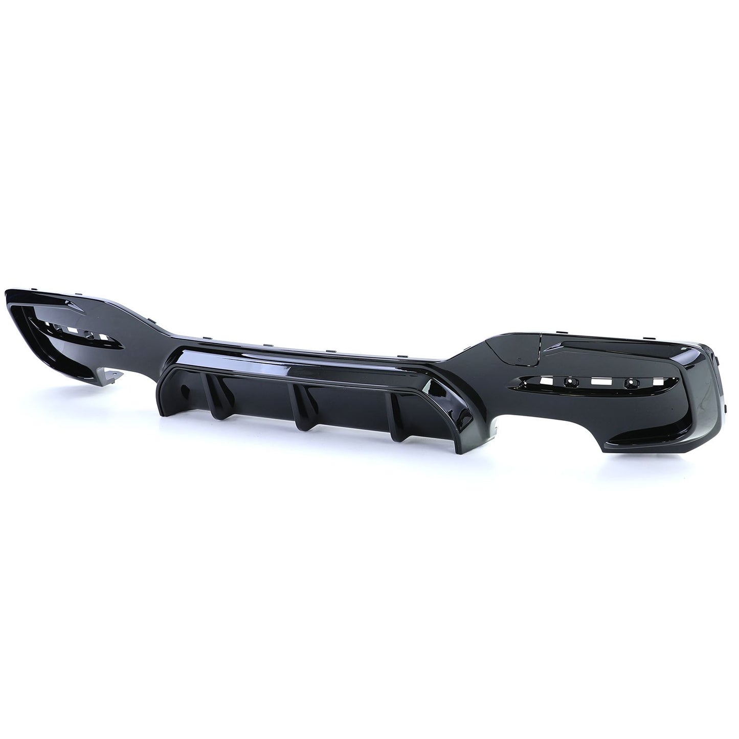 Diffusore Posteriore Stile M per Bmw Serie 1 F20 F21 Nero lucido (15-19)