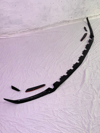 Front lip Paraurti Anteriore Per Mercedes Classe A W177 Nero lucido (18-23)
