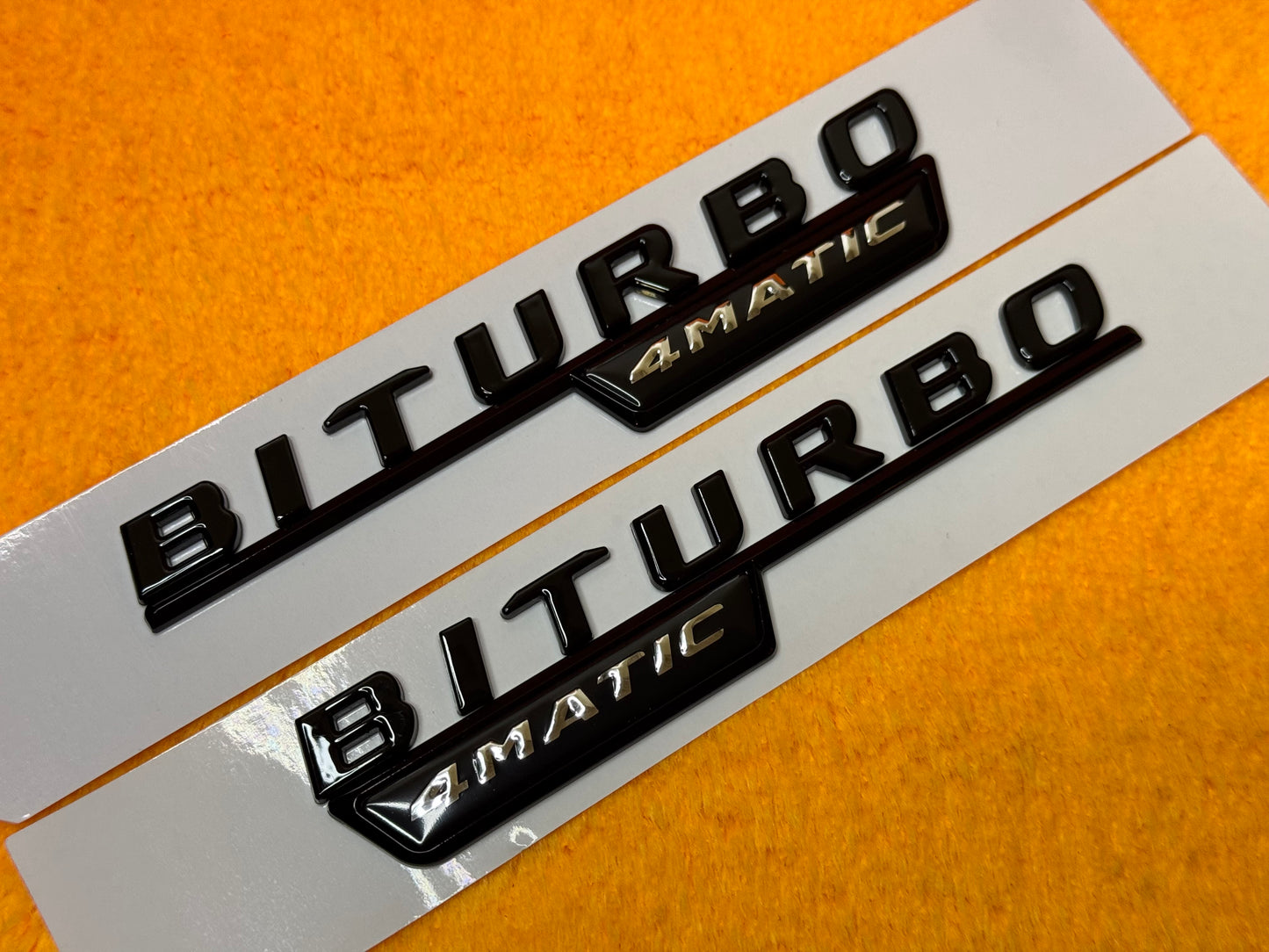 Badge Laterale BITURBO 4matic per Mercedes Classe CLA C117 C118
