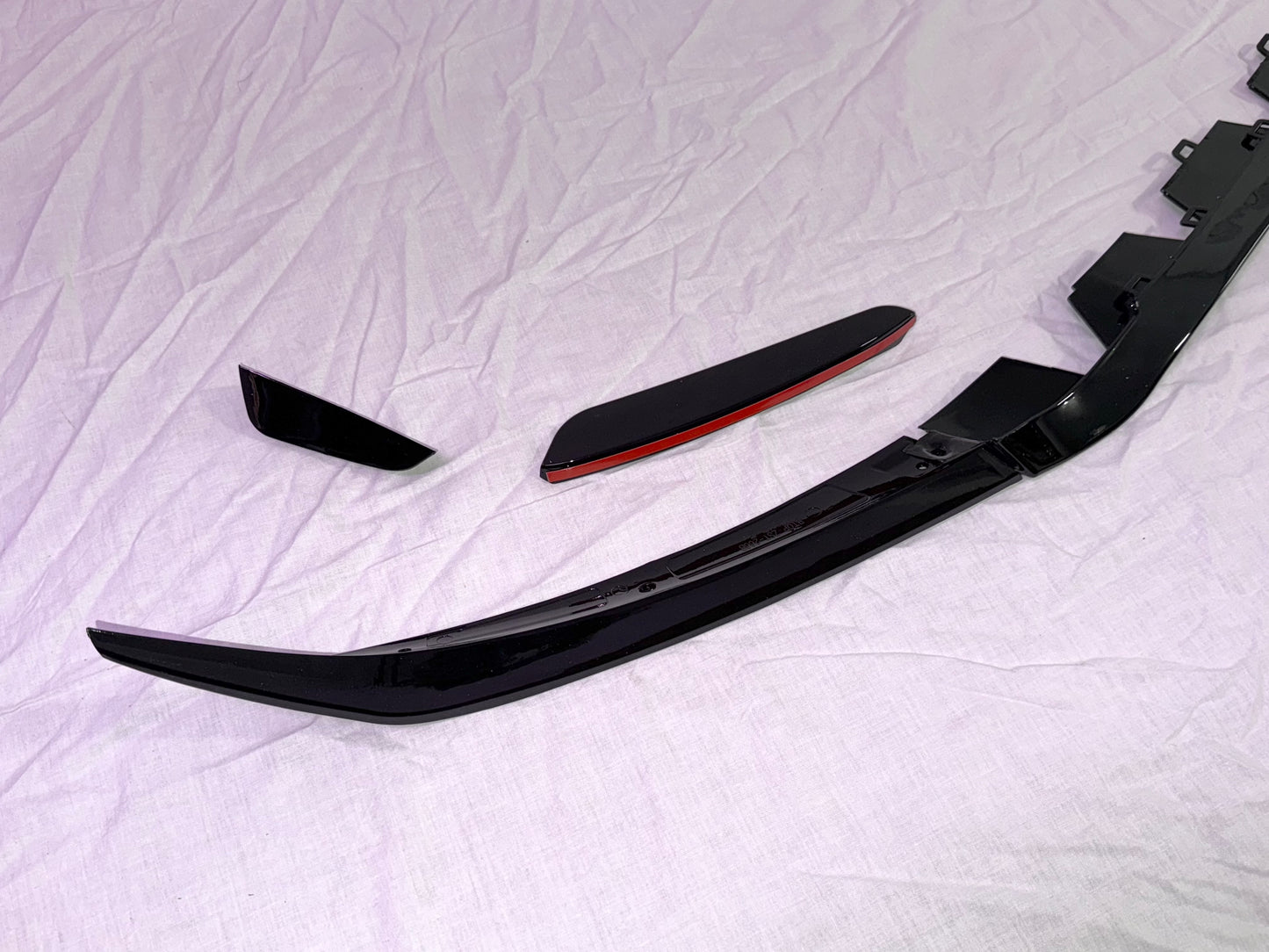 Front lip Paraurti Anteriore Per Mercedes Classe A W177 Nero lucido (18-23)
