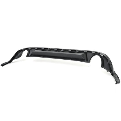 Diffusore Posteriore GTI Look Doppia uscita per VW Golf MK7.5 Nero Lucido(17-20)