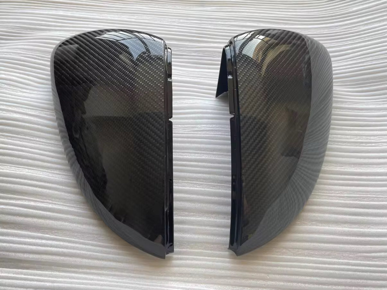 Coppia Calotte Specchio Retrovisore Carbon fiber/Carbon forged per VW Golf MK7-7.5