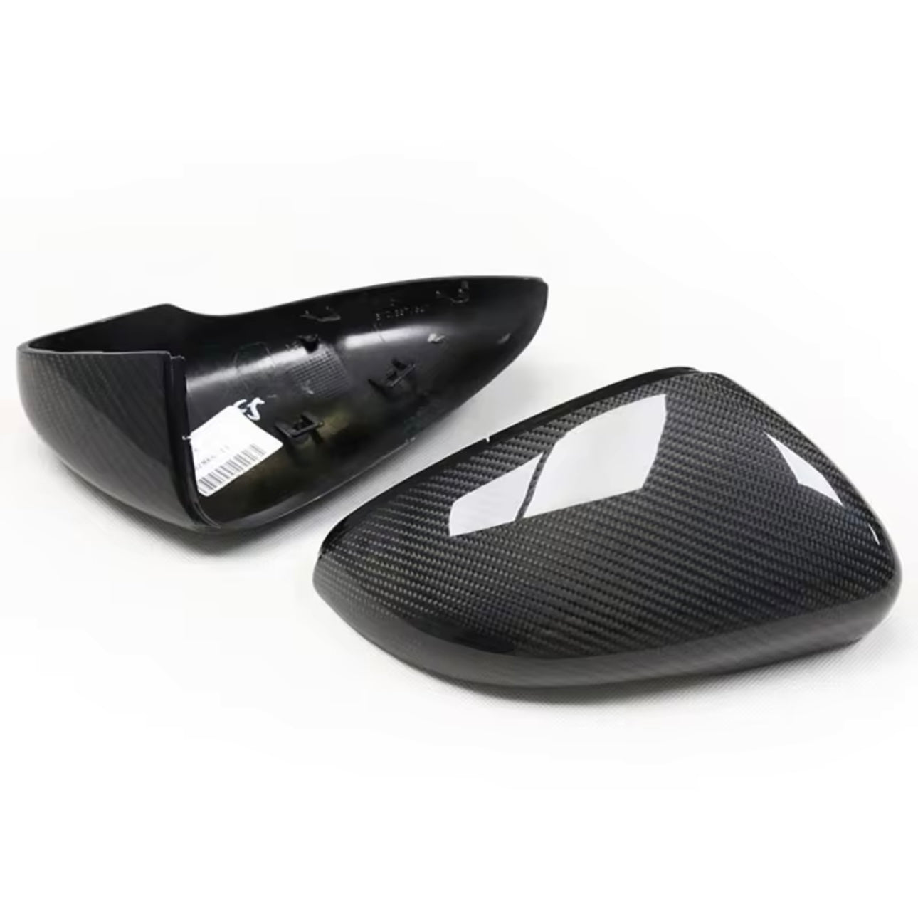 Coppia Calotte Specchio Retrovisore Carbon fiber per VW Golf MK6