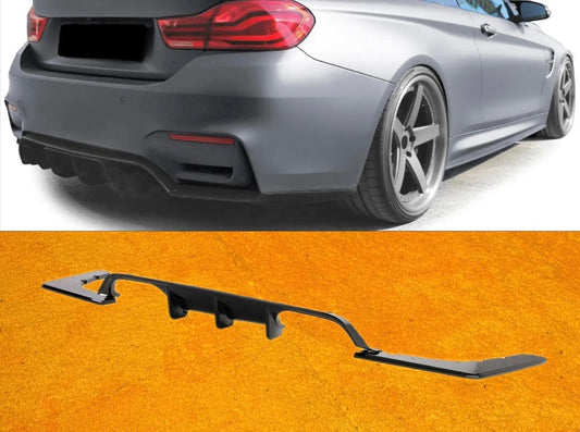 Diffusore Posteriore M Performance per Bmw M3 F80 M4 F82 F83 Nero lucido (14-20)