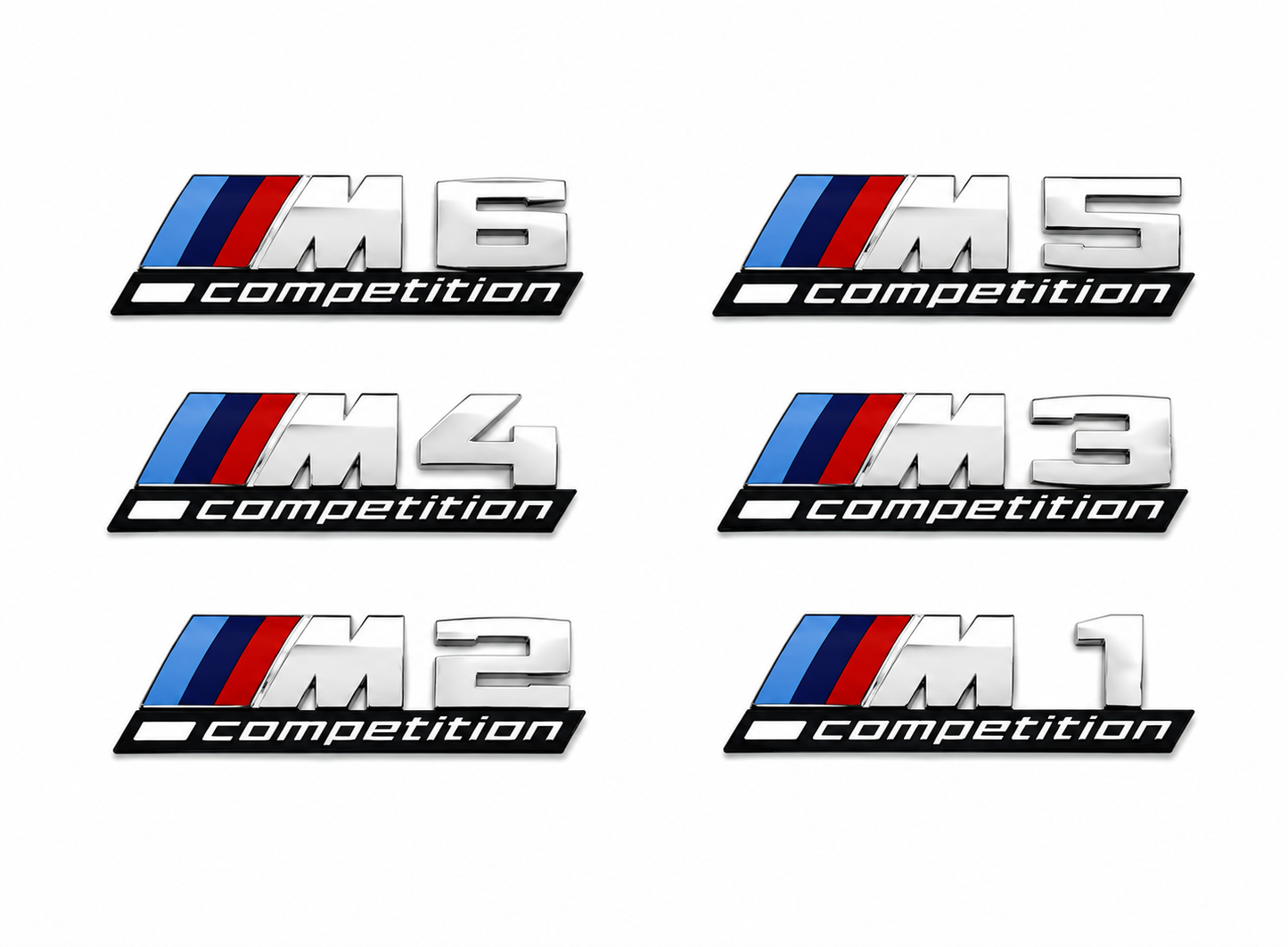Badge M Competition Posteriore per Bmw 1 2 3 4 5