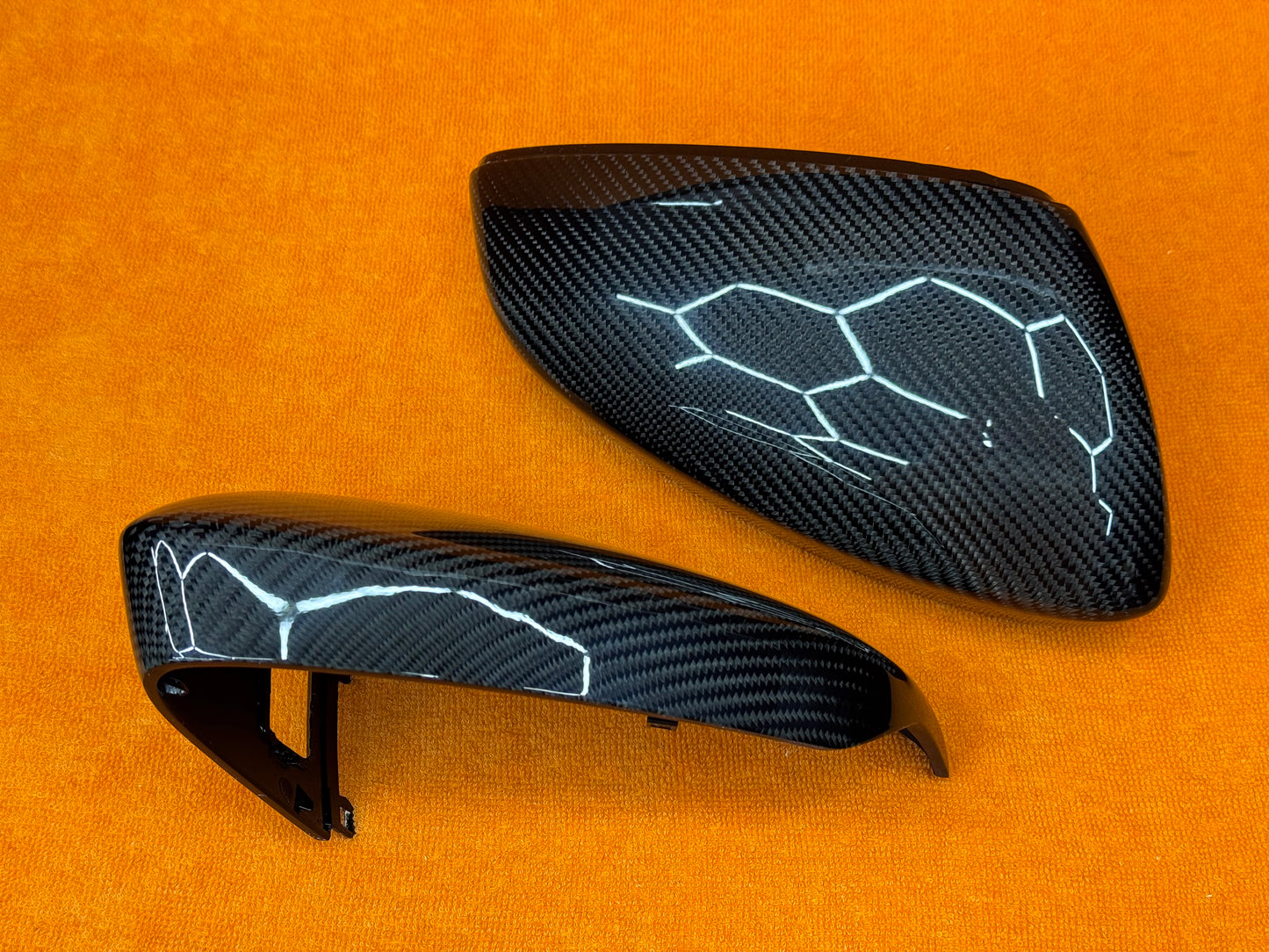 Coppia Calotte Specchio Retrovisore Carbon fiber per Audi A3 8Y