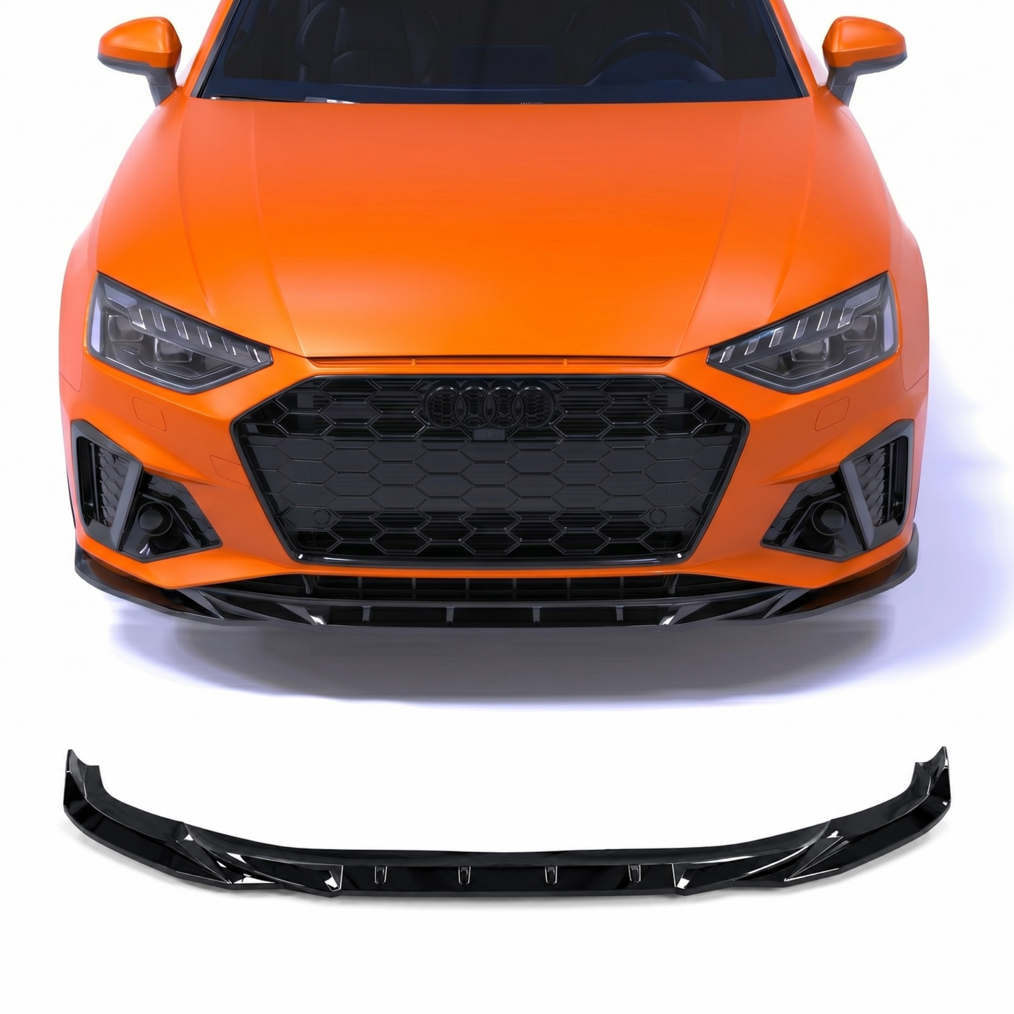 APEX - Lama spoiler anteriore per Audi A4 S-Line / S4 B9 Facelift (2019-2024)