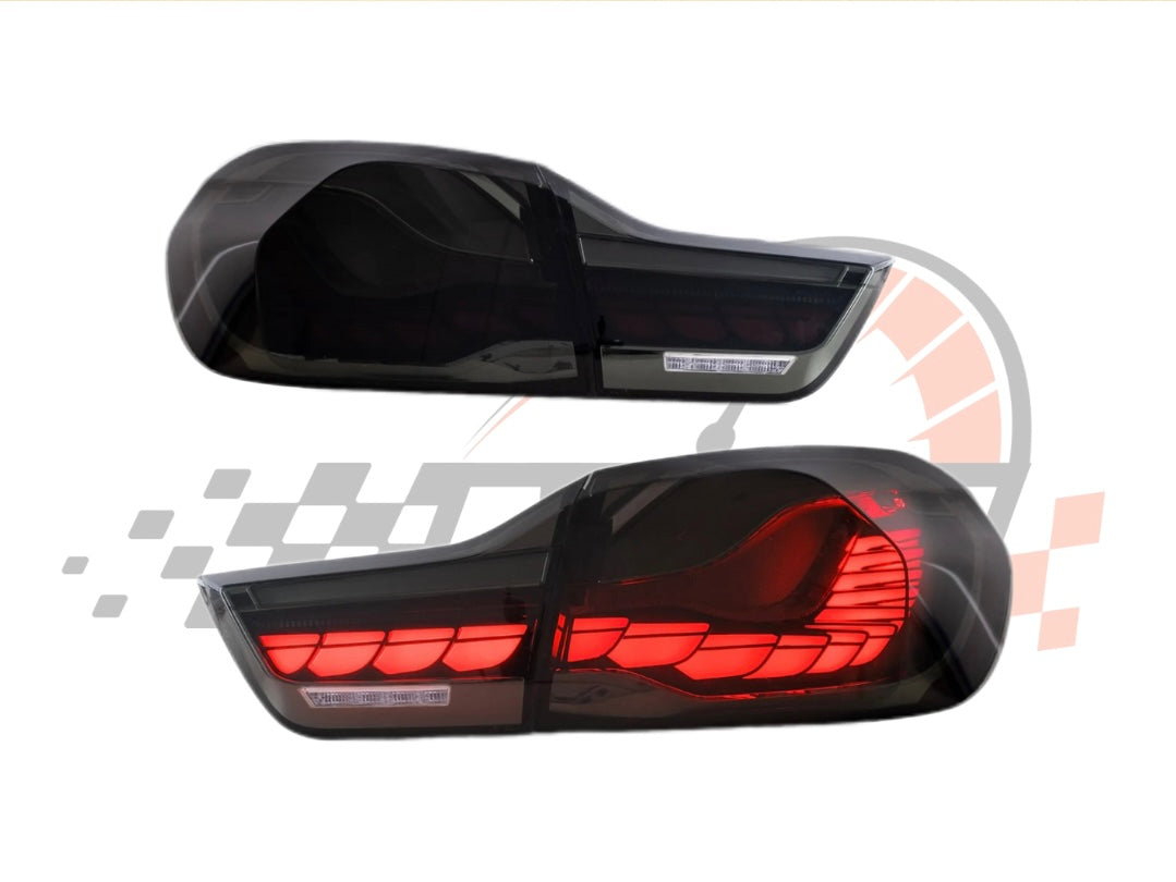 Coppia Fanali Posteriori Dinamici Full Led Fumè per Bmw 4 F32 M4 F82